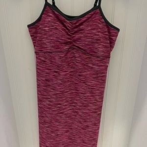 Dakini Sports Crisscross Back Athletic Space Dye Dress Size S/P
